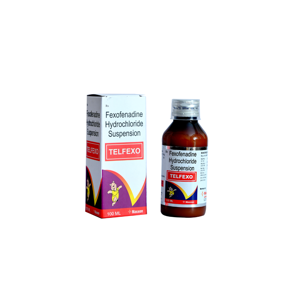 Fexofenadine Hydrochloride Suspension TELFEXO (2)